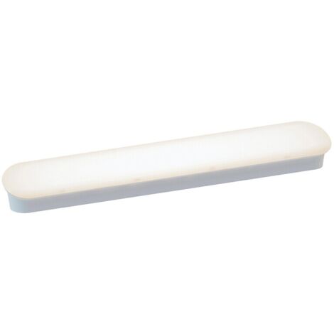 Legrand – Applique murale LED IP44 600 lm – Température de couleur 4000K – Longueur 360 mm – Interrupteur tactile – Pour espaces humides (1/5)