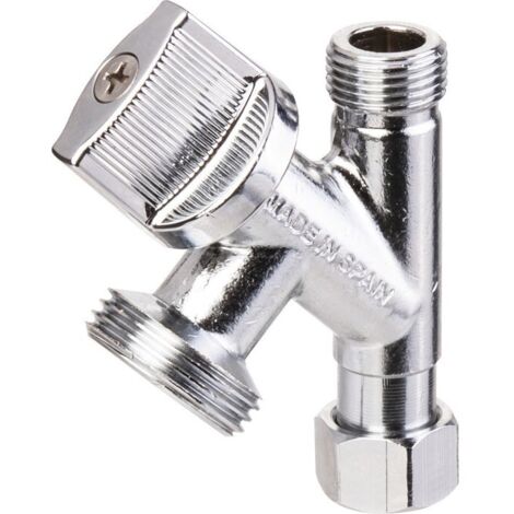 Arco – Robinet de machine à laver mâle 12x17mm – Écrou tournant 20x27mm – Orientation 360° – Système anti-calcaire VITAQ – 280010 (1/5)