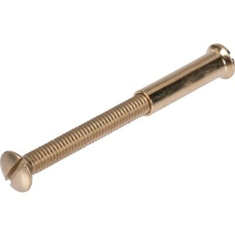 Vis poignée de porte laiton 4 x 45 mm – Douille M4 pour serrure à larder – Fixation solide et durable – Vendu à l'unité – Cadap