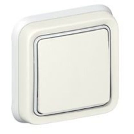Legrand – Interrupteur va-et-vient blanc 86 mm 10 A – IP55 pour milieu humide – Installation rapide avec bornes automatiques – Plastique thermoplastique durable (1/10)