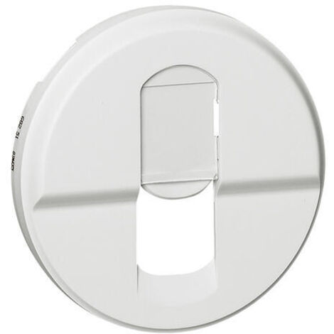 Legrand – Enjoliveur Céliane 68251 – Prise RJ-45 – Blanc – Compatible avec mécanismes RJ45 – Finition soignée pour installations réseau (1/8)