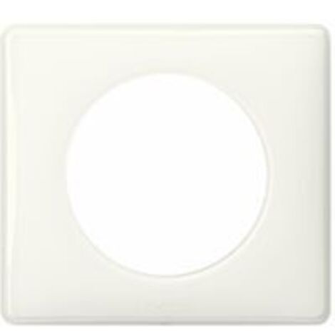 Legrand – Plaque de finition Céliane 1 poste laqué blanc – Compatible support universel – Montage horizontal/vertical – Installation simple et sécurisée