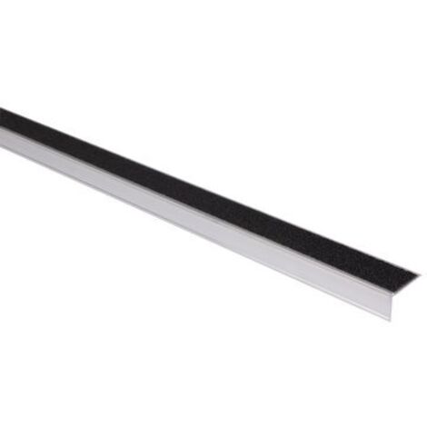 Nez de marche 1,5 m en aluminium – Antidérapant – À visser ou coller – Pour escaliers intérieurs et extérieurs – Wattelez (1/4)