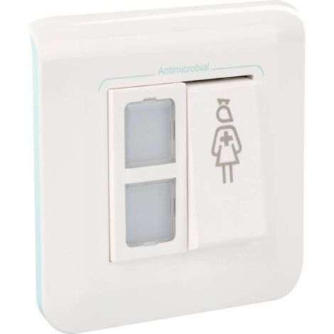Bloc de porte 1poussoir 2voyant (078204L)
