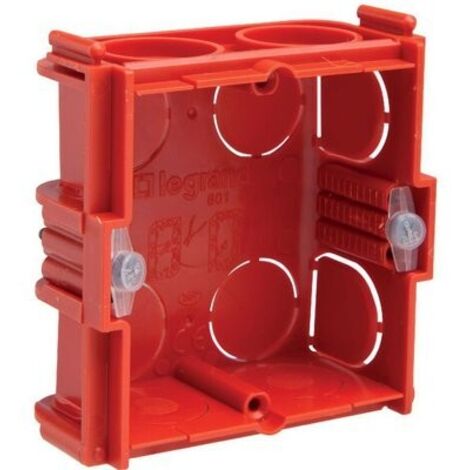 Boîte monoposte Batibox maçonnerie carrée associable profondeur 60mm LEGRAND 080161 (1/5)