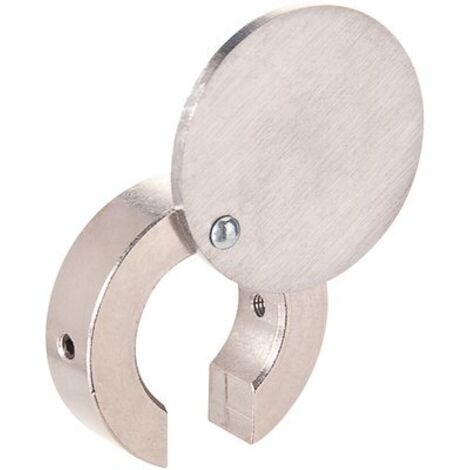 Thirard – Obturateur pour cylindre européen en laiton chromé – Diamètre 29 mm – Protection contre intempéries et poussière – Installation facile avec vis pointeau