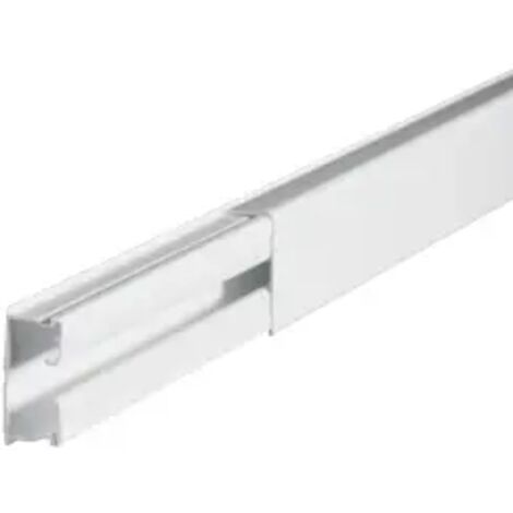 Legrand – Moulure à membrane 1 compartiment 32 x 16 mm – Longueur 2,10 m – IP 40 – Pour câblage électrique résidentiel – Design sans cloison