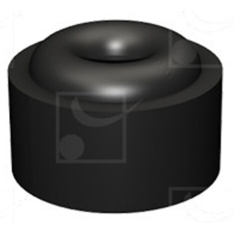 Mantion – Butée amortisseur 2692 – Caoutchouc Ø40 mm pour portail coulissant – Fixation par vis – Compatible avec portes jusqu'à 80 kg
