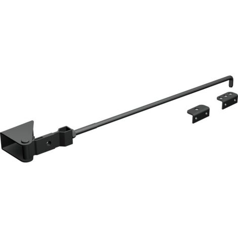 Mantion – Arrêt de volet réglable 463 mm – Gâche pour crémone – Pour bois dur – Installation facile sans outils
