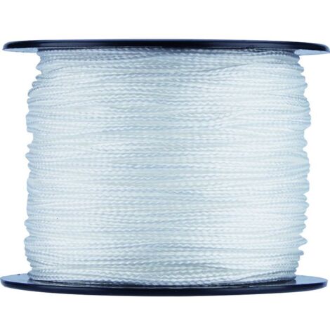 Bobine de tresse polypropylène 1,5 mm – Longueur 100 m – Flottante et imputrescible – Résistante aux U.V. pour usage extérieur – Outibat