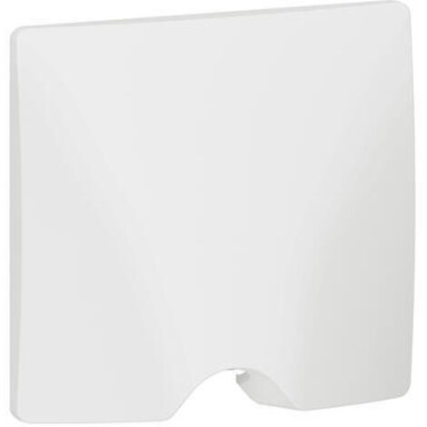 Legrand – Sortie de câble IP21 – Plaque finition blanc – Protection contre humidité et poussière – Pour installations électriques modernes