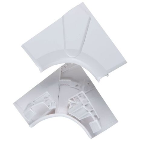 Interrupteur d'angle Ieur Mosaic Legrand - pour goulotte - 80 à 100 degrés - clipage - blanc - plastique (1/2)