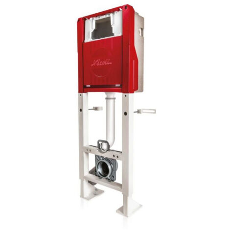 Nicoll – Bâti-support WC autoportant 2 blocs – Hauteur réglable 1093 à 1371 mm – Largeur 380 mm – Résistance jusqu'à 400 kg (1/5)