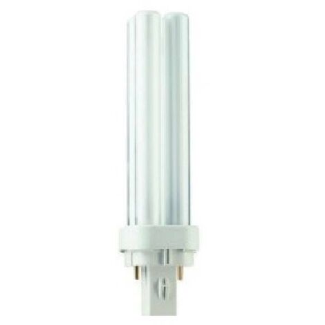 Philips – Ampoule compacte fluorescente 2 broches G24D-1 13W – Lumière chaude 3000K – Classe A – 925 Lumens – Usage intérieur IP20 - plc1383