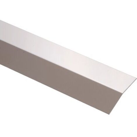 Duval – Barre de seuil plié inox satiné 2 m – Épaisseur 0,8 mm – Livrée sans perçage – Pour espaces confinés