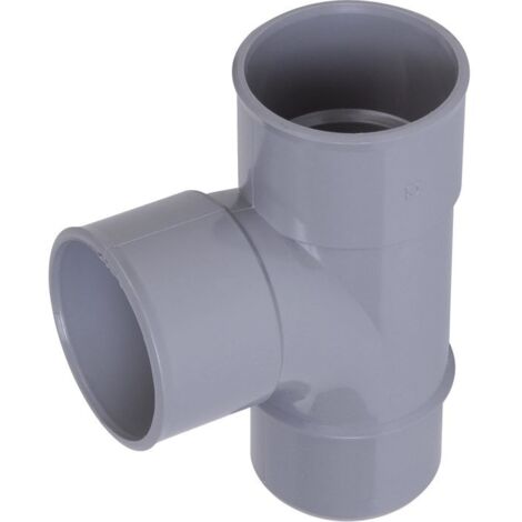 Nicoll – Raccord d'évacuation PVC en L 87°30 – Diamètre 100 mm – À coller – Pour systèmes d'évacuation – Résistant aux eaux usées