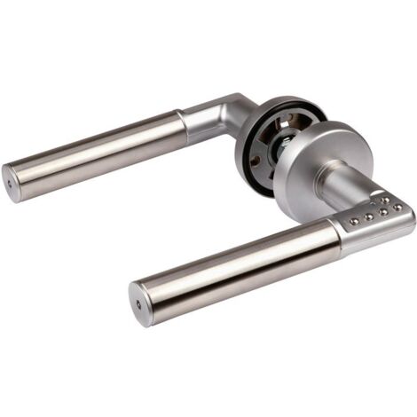 Ensemble béquille double inox CODE-IT - Mul-T-lock - Gauche