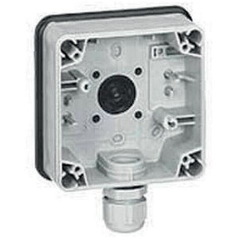 2 Boîtier Étanche Plexo IP66 , Gris  1 Poste LEGRAND 90491  ,  904 91