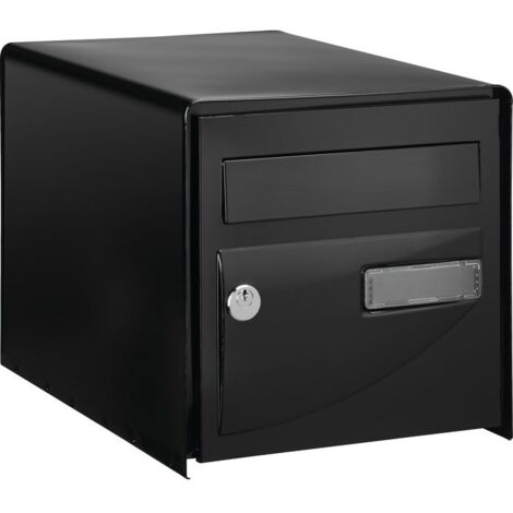 Decayeux – Boîte aux lettres simple face PROBAT – Résistante aux intempéries – Acier électrozingué – Dimensions L 302 x H 300 x P 410 mm