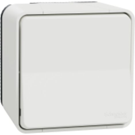 Mureva Styl Va et vient complet saillie IP55 IK08 connexion auto blanc SCHNEIDER MUR39021