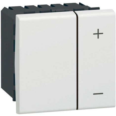 Legrand – Variateur de lumière composable sans neutre – Compatible toutes lampes y compris LED – Fonction mémoire de niveau – Mode de pose électricité