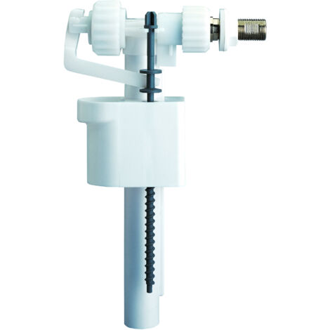 Siamp – Robinet flotteur latéral compact en laiton nickelé – Débit 0,14 l/s à 3 bars – Compatible bâti-chasses VERSO 350 – Silencieux 20 dB