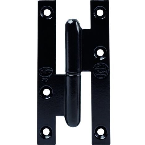 Paumelle renforcée roulée droite - 110 x 55 mm - Clemenson