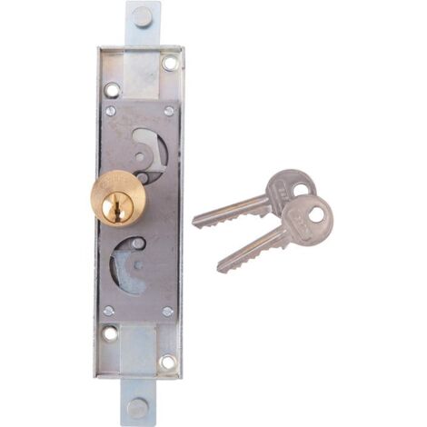 Torbel – Serrure en applique pour rideau métallique zinguée – 2 pênes 24mm – Clé I – Série H282018 – Sécurité optimale (1/3)