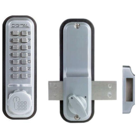Serrure à code UNICODE Série 2200 – Pêne dormant réversible – Épaisseur de porte 35 à 55 mm – 3500 combinaisons possibles – Unitecnic (1/10)