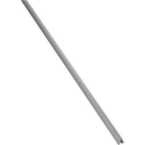 Hettich – Rail de porte coulissante 3000mm – Aluminium anodisé argent – Capacité 40 kg – Pour portes en bois – Glissement fluide
