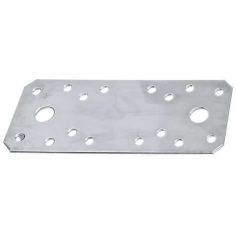 Platine d'assemblage universel galvanisé, 100x35x2.5 mm
