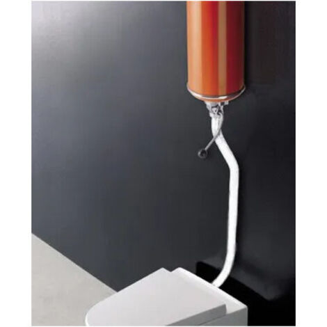 Griffon – Chute PVC blanc 72 cm – Mécanisme de chasse d'eau 32mm – Pour Hydrochasse – Pièce détachée WC