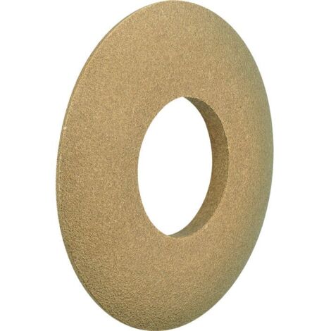 Rosace brute métal pour robinet – Diamètre extérieur 60mm – Finition esthétique pour masquer imperfections – Accessoire design