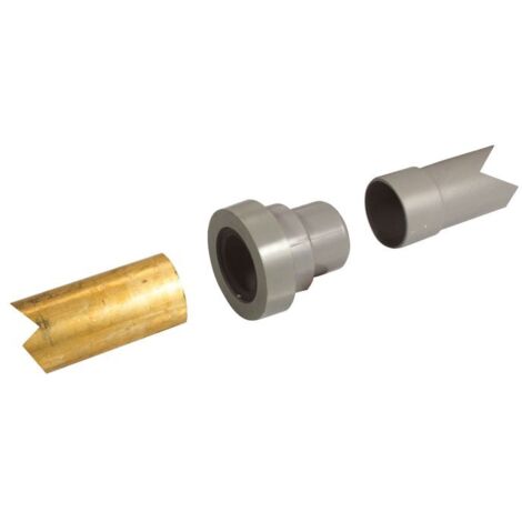 Nicoll – Adaptateur PVC gris droit pour cuivre – Femelle diamètre 32 mm – Raccord pour manchon de dilatation – NF Me (1/3)