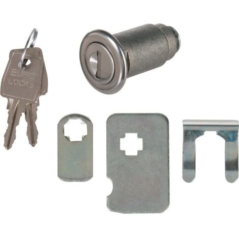 Serrure de boîte aux lettres Renz 023720 – Longueur cylindre 31.5mm – Angle de rotation 180° – Clé plate standard incluse – Grappin Annat