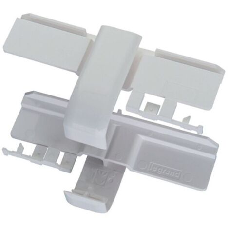 Legrand – Éclisse de jonction pour goulotte 50 x 80 mm – Joint intégré pour finition esthétique – Lot de 2 – Compatible avec Mosaic