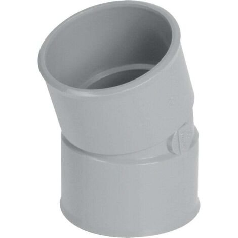 Nicoll – Coude PVC 20° femelle-femelle Ø100 – Raccord évacuation lisse – Installation facile sans colle – Évite les obstructions (1/5)