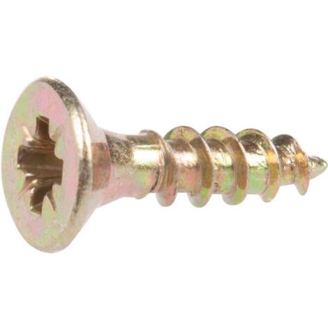 Vis agglo - Viswood - Tête fraisé - PZ - Acier zingué - 3 x 40 mm - Boîte de 500