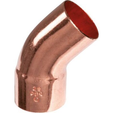 Coude 45° en cuivre MF 52