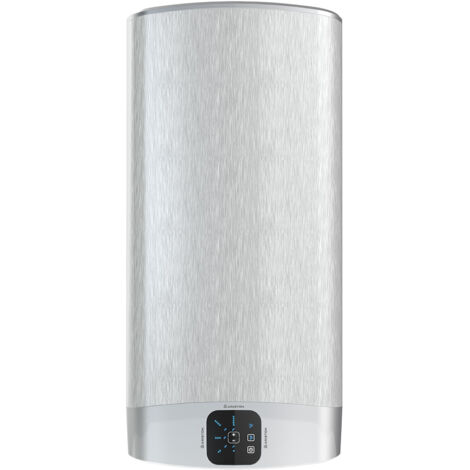 Ariston Group – Chauffe-eau électrique mural plat 80L – Technologie DRY avec 2 résistances à sec – Classe B – Installation murale verticale/horizontale - EVO 80 L (1/5)
