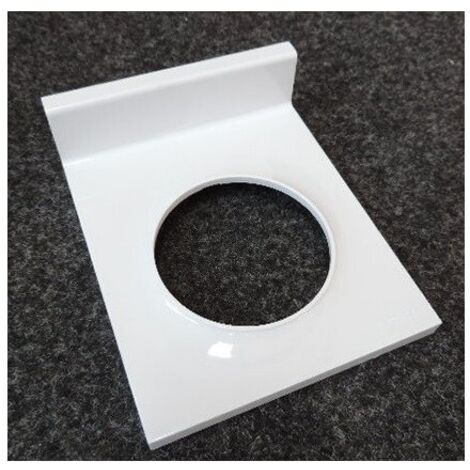 Schneider Electric – Plaque simple blanche 1 poste rectangle avec support téléphone mobile 102x85x28mm – Pour installation murale – Finition lisse – Gamme Odace
