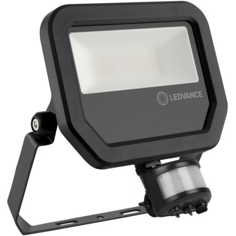 Ledvance – Projecteur à détecteur de mouvement 20W 2200lm – Température de couleur 3000K – Indice de protection IP65 – Aluminium et verre trempé