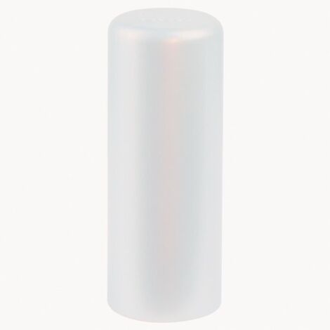 cache pour paumelle universelle, dimension 18x46mm, plastique blanc, monin & cie, ref.630160