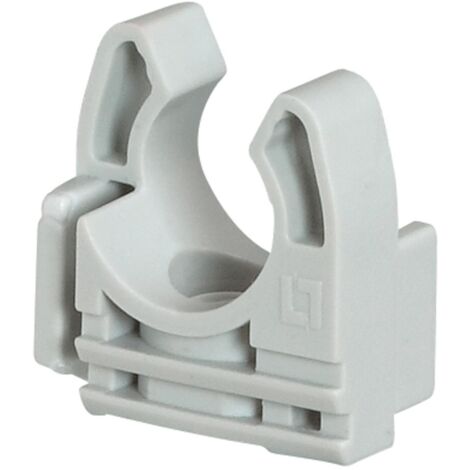 Legrand – Lot de 100 lyres grises pour conduit IRL Ø16mm – Fixation par clipsage – Excellente tenue en plafond – Accessoire pour goulotte électrique