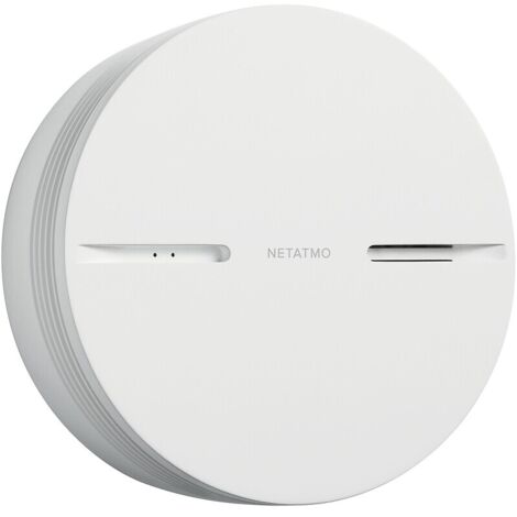 Netatmo – Détecteur de fumée optique 85dB – Autonomie 10 ans – Fixation plafond – Notifications smartphone via application
