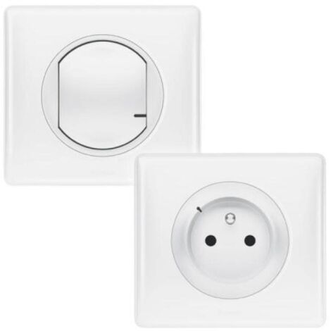 Legrand – Prise commandée sans fil à poser – Contrôle à distance – Installation rapide – Couleur blanche pour intérieur