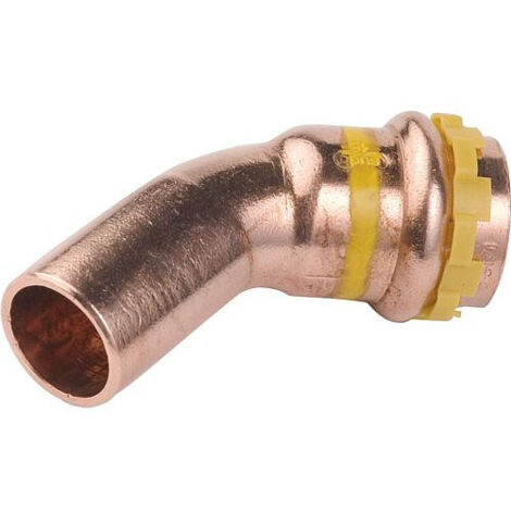 Coude cuivre 45 degrés gaz mf Diamètre 18 mm - Aalberts Integrated Piping Systems (1/4)