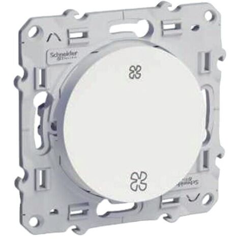 Schneider Electric   S520233   ODACE Interrupteur VMC blanc vis