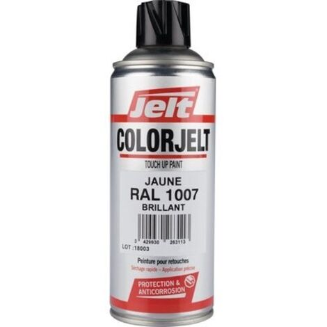Aérosol de peinture jaune-orange (1/2)