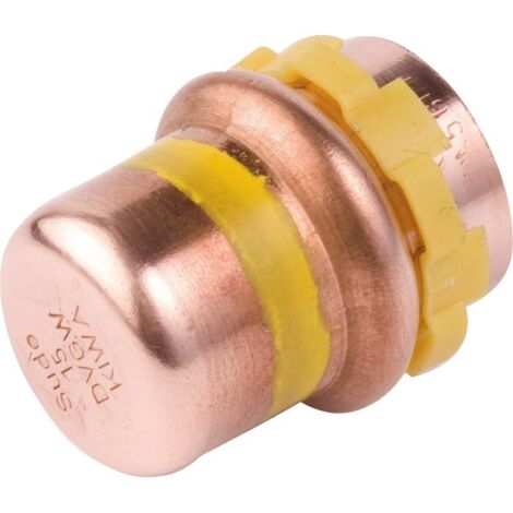 Banyo – Bouchon femelle gaz 22 mm – Raccord en cuivre pour filetage plomberie – Usage professionnel – Résistant à la corrosion